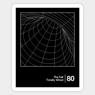Totally Wired - Minimal Style Graphic Artwork Design Magnet
